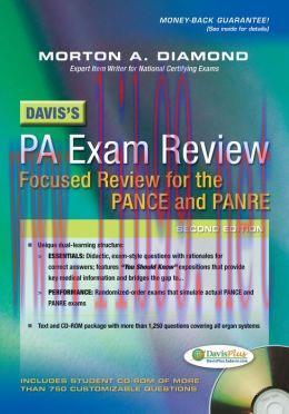 [AME]Davis’s PA Exam Review: Focused Review for the PANCE and PANRE, 2nd Edition