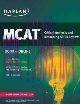 [AME]Kaplan MCAT Critical Analysis and Reasoning Skills Review: Created for MCAT 2015 (EPUB)