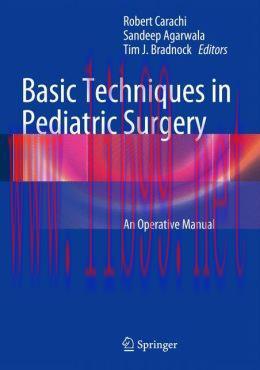 [AME]Basic Techniques in Pediatric Surgery: An Operative Manual