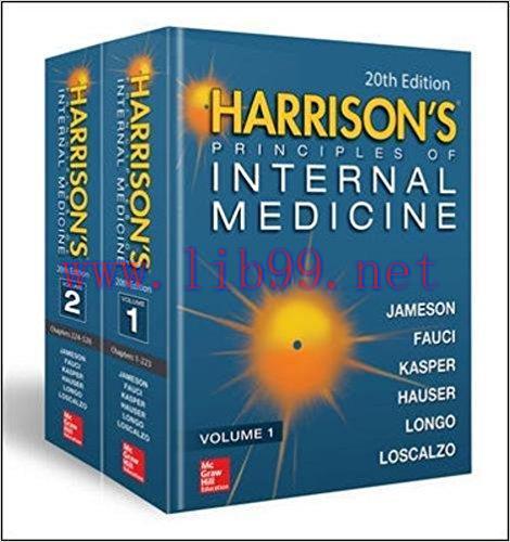 [AME]Harrison’s Principles of Internal Medicine, 20th Edition (Vol.1 & Vol.2) (ePUB)