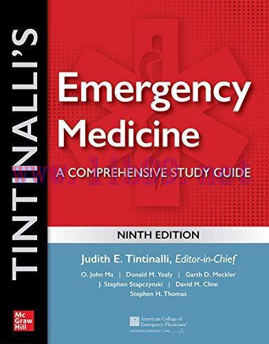 [AME]Tintinalli’s Emergency Medicine: A Comprehensive Study Guide, 9th edition (Original PDF)