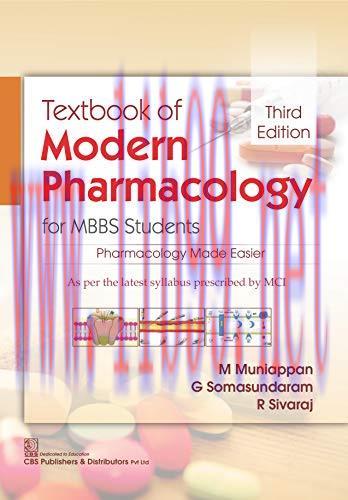 [AME]Textbook of Modern Pharmacology for MBBS Students (ORIGINAL PDF from_ Publisher)