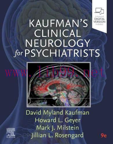 [AME]Kaufman’s Clinical Neurology for Psychiatrists, 9th Edition (Major Problems in Neurology) (Original PDF)