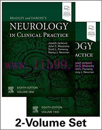 [AME]Bradley and Daroff’s Neurology in Clinical Practice, 2-Volume Set, 8th Edition (Original PDF)