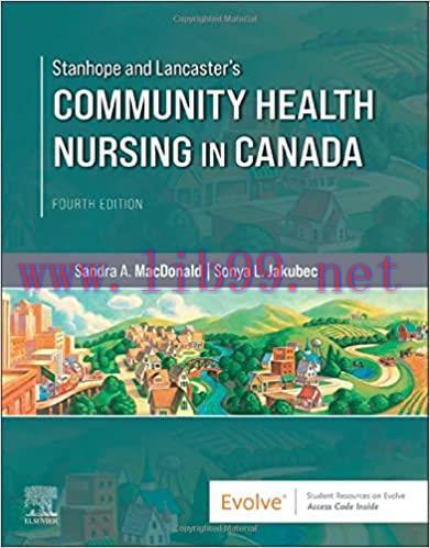 [AME]Stanhope and Lancaster’s Community Health Nursing in Canada, 4th Edition (Original PDF)