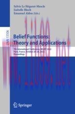[PDF]Belief Functions: Theory and Applications: 7th International Conference, BELIEF 2022, Paris, France, October 26–28, 2022, Proceedings