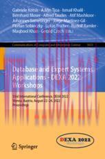 [PDF]Database and Expert Systems Applications - DEXA 2022 Workshops: 33rd International Conference, DEXA 2022, Vienna, Austria, August 22–24, 2022, Proceedings