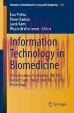 [PDF]Information Technology in Biomedicine: 9th International Conference, ITIB 2022 Kamień Śląski,  Poland, June 20–22, 2022 Proceedings 