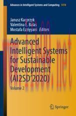 [PDF]Advanced Intelligent Systems for Sustainable Development (AI2SD’2020): Volume 2