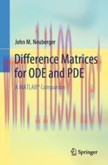 [PDF]Difference Matrices for ODE and PDE: A MATLAB® Companion 