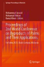 [PDF]Proceedings of 2nd World Conference on Byproducts of Palms and Their Applications: ByPalma 2021, Kuala Lumpur, Malaysia