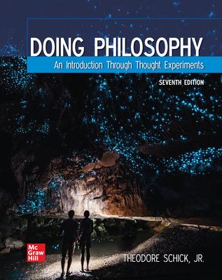 ISE Ebook Doing Philosophy An Introduction Through Thought Experiments 7th Edition