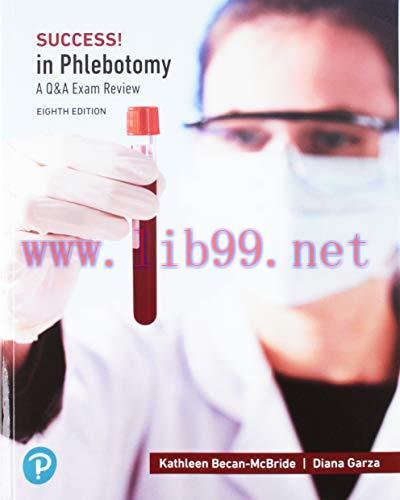 [AME]SUCCESS! in Phlebotomy: A Q&A Review (8th Edition) (Original PDF) 