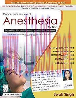 [AME]Conceptual Review of Anesthesia for NBE (Original PDF) 