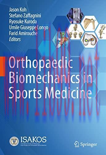 [AME]Orthopaedic Biomechanics in Sports Medicine (Original PDF) 