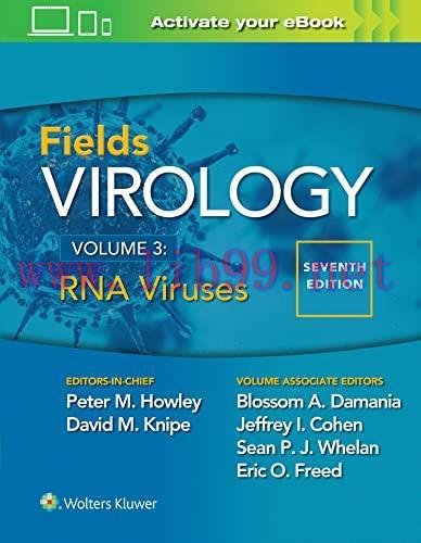 [AME]Fields Virology, Volume 3: RNA Viruses, 7th Edition (EPUB) 