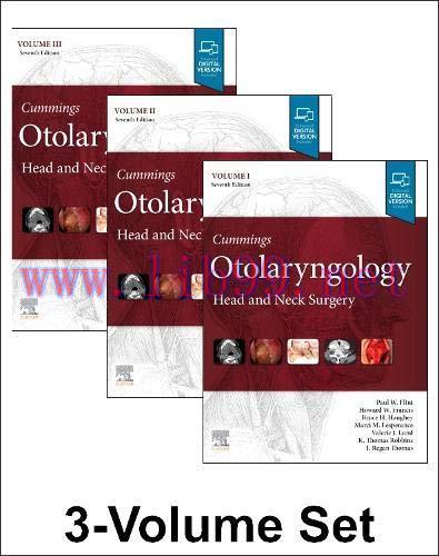 [AME]Cummings Otolaryngology: Head and Neck Surgery, 3-Volume Set, 7th Edition (Videos, Organized) 