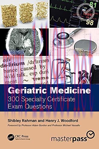 [AME]Geriatric Medicine: 300 Specialty Certificate Exam Questions (MasterPass) (Original PDF) 