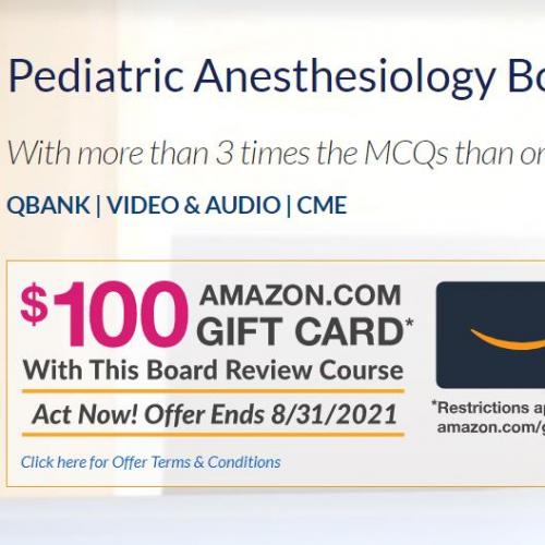 [AME]Pediatric Anesthesiology Board Review 2020 (v3.1) (The PassMachine) (Videos with Slides + Audios + PDF + Qbank Exam mode) 