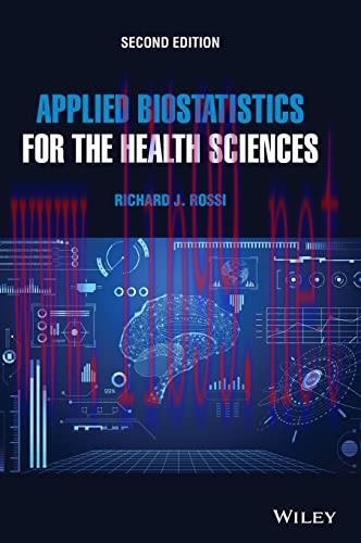 [AME]Applied Biostatistics for the Health Sciences, 2nd Edition (Original PDF) 