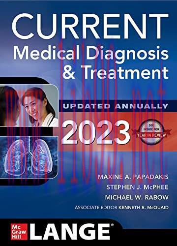 [AME]CURRENT Medical Diagnosis and Treatment 2023 (Original PDF) 