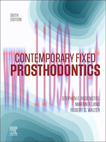 [AME]Contemporary Fixed Prosthodontics, 6th Edition (Original PDF) 