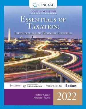 South-Western Federal Taxation 2022 - Essentials of Taxation Individuals and Business Entities
