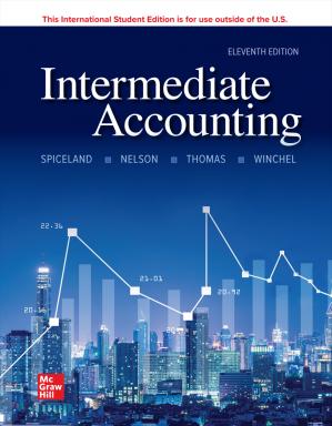 ISE Intermediate Accounting 11th Edition, David Spiceland, (Textbook only)(Epub+convert PDF)