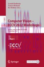 [PDF]Computer Vision – ECCV 2022 Workshops: Tel Aviv, Israel, October 23–27, 2022, Proceedings, Part I