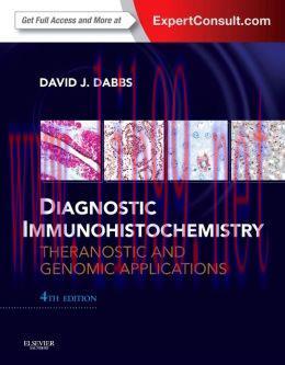 [AME]Diagnostic Immunohistochemistry: Theranostic and Genomic Applications, 4th Edition (ORIGINAL PDF from_ Publisher) 