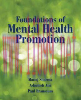 [AME]Foundations Of Mental Health Promotion 