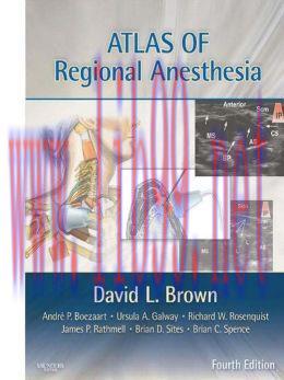 [AME]Atlas of Regional Anesthesia, 4th Edition (ORIGINAL PDF from_ Publisher) 