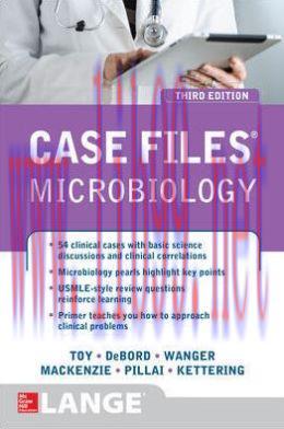 [AME]Case Files Microbiology, Third Edition (EPUB) 
