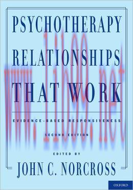 [AME]Psychotherapy Relationships That Work: Evidence-Based Responsiveness, 2nd Edition 