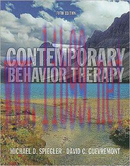 [AME]Contemporary Behavior Therapy, 5th Edition 