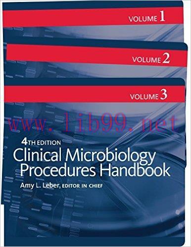 [AME]Clinical Microbiology Procedures Handbook (3 Volume Set), 4th Edition 