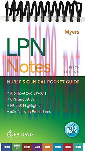 [AME]LPN Notes: Nurse's Clinical Pocket Guide, 5th Edition (Original PDF) 