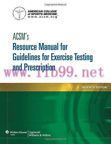 [AME]ACSM's Resource Manual for Guidelines for Exercise Testing and Prescription, 7th Edition (EPUB) 
