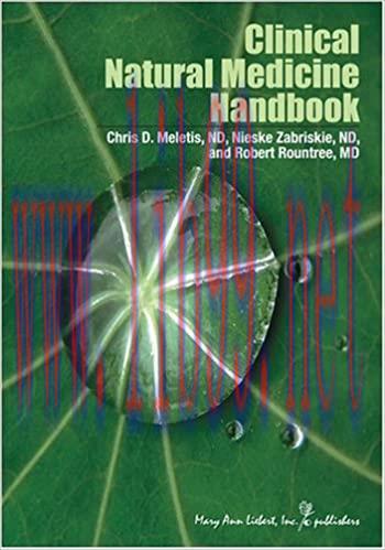 [AME]Clinical Natural Medicine Handbook (Original PDF From_ Publisher) 