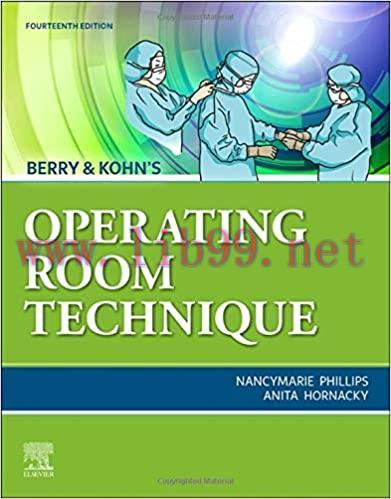 [AME]Berry & Kohn's Operating Room Technique, 14th Edition (True PDF) 