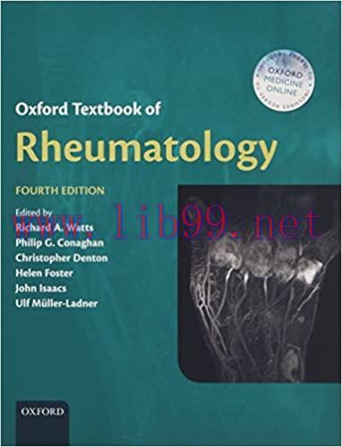 [AME]Oxford Textbook of Rheumatology (Oxford Textbook Series), 4th Edition (Update_d chapters - May 2019) 