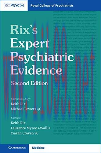[AME]Rix's Expert Psychiatric Evidence 2nd Edition (Original PDF) 