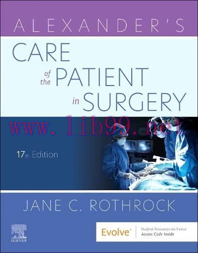 [AME]Alexander's Care of the Patient in Surgery, 17th edition (Original PDF) 