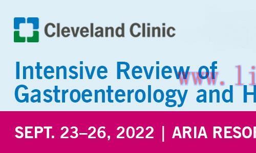 [AME]Cleveland Clinic Intensive Review of Gastroenterology and Hepatology 2022 (CME VIDEOS) 