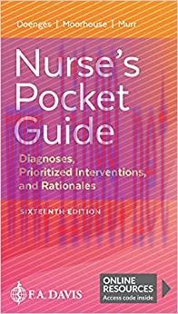 [AME]Nurse's Pocket Guide: Diagnoses, Prioritized Interventions, and Rationales, 16th Edition (Original PDF) 
