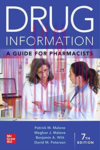 [AME]Drug Information: A Guide for Pharmacists, 7th Edition (True PDF) 