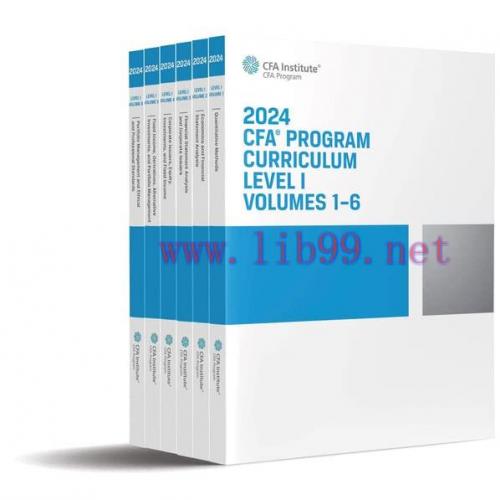 [PDF]2024 CFA Program Curriculum Level I Box Set