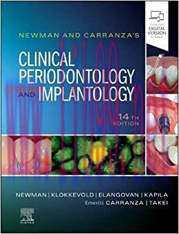 [AME]Newman and Carranza’s Clinical Periodontology and Implantology, 14th Edition (Original PDF) 