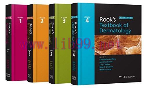 [AME]Rook’s Textbook of Dermatology, 4 Volume Set, 9th Edition 
