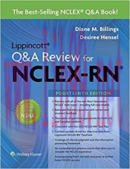 [AME]Lippincott Q&A Review for NCLEX-RN (Lippioncott's Review For NCLEX-RN), 14th Edition (EPUB) 